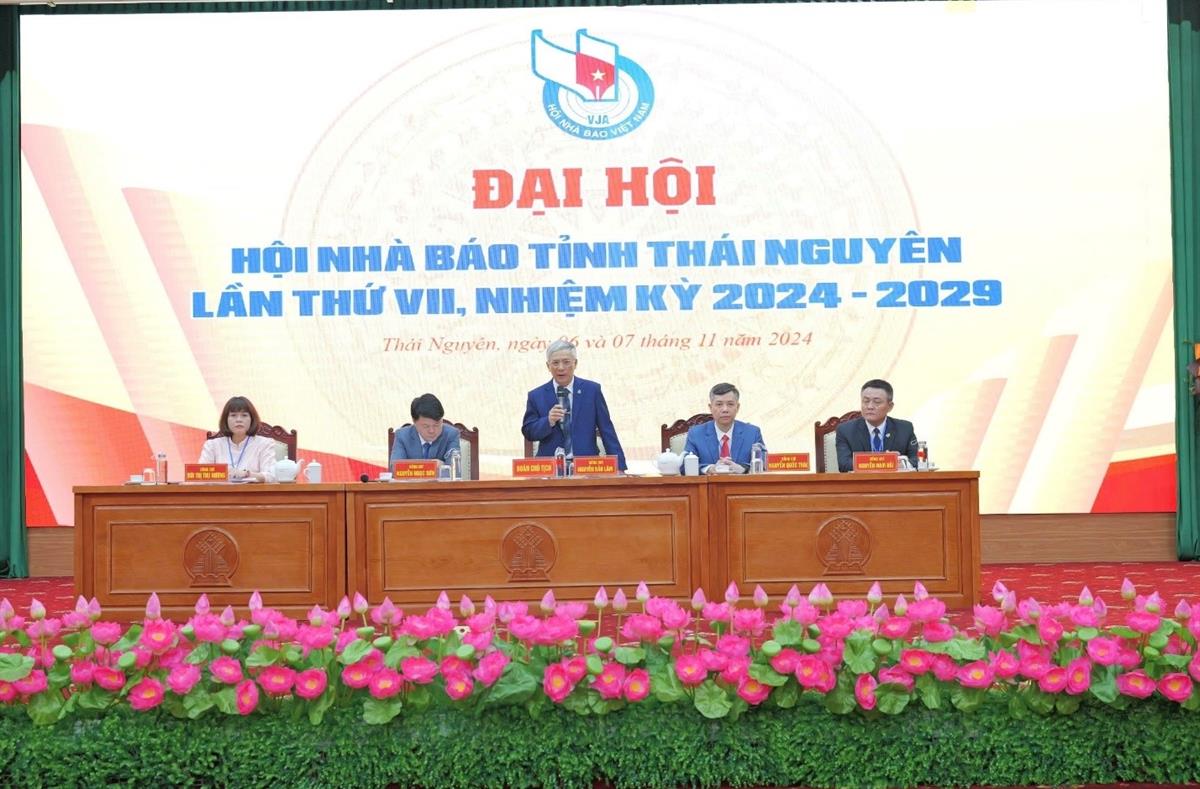 Hội Nhà báo tỉnh Thái Nguyên tổ chức Đại hội lần thứ VII, nhiệm kỳ 2024-2029