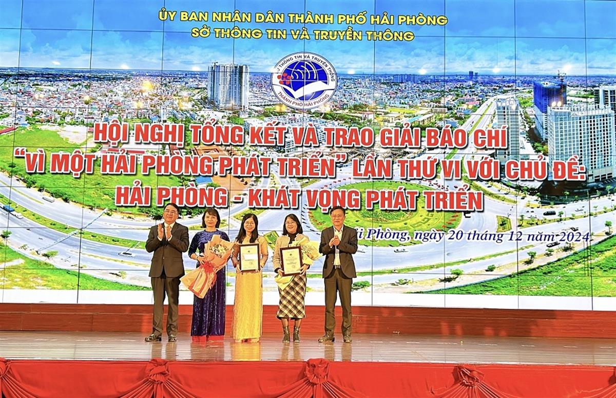 19 tác phẩm xuất sắc được trao giải báo chí “Vì một Hải Phòng phát triển” năm 2024