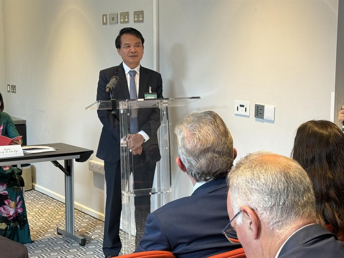Đoàn công tác tỉnh Vĩnh Phúc tổ chức Hội nghị xúc tiến đầu tư tại Thủ đô London Vương quốc Anh
